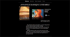 Desktop Screenshot of annapolisbaroque.com